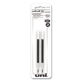 uniball® Refill for uni-ball Signo Gel 207 Pens, Medium Point, 0.7 mm, Black Ink, 2/Pack (UBC70207PP)