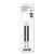 uniball® Refill for uni-ball Signo Gel 207 Pens, Medium Point, 0.7 mm, Black Ink, 2/Pack (UBC70207PP)