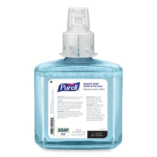 PURELL® Healthcare HEALTHY SOAP Gentle and Free Foam, 1200 mL, For ES4 Dispensers, 2/Carton (GOJ507202)