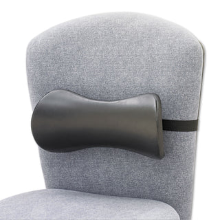 Safco® Lumbar Support Memory Foam Backrest, 14.5w x 3.75d x 6.75h, Black (SAF7154BL)