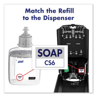 PURELL® Food Processing HEALTHY SOAP 0.5% PCMX Antimicrobial E2 Foam Handwash, For CS6 Dispensers, Fragrance-Free, 1,200 mL, 2/Carton (GOJ658202CT) (GOJ658202CT)