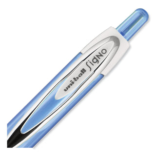 uniball® Signo 207 Retractable Gel Pen, Medium 0.7mm, Assorted Ink/Barrel, 8/Set (UBC1739929)