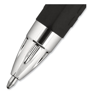 uniball® Signo 207 Retractable Gel Pen, 1mm, Black Ink, Translucent Black Barrel, Dozen (UBC1790895)
