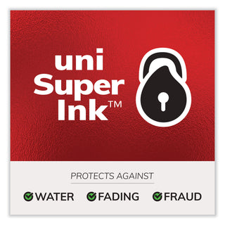 uniball® Signo 207 Retractable Gel Pen, 1mm, Black Ink, Translucent Black Barrel, Dozen (UBC1790895)
