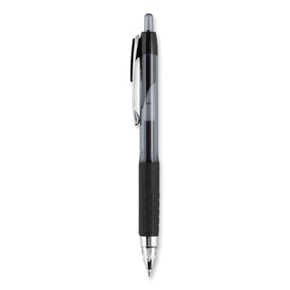 uniball® 207 Signo Gel Ultra Micro Retractable Gel Pen, 0.38mm, Black Ink, Smoke Barrel (UBC1790922)