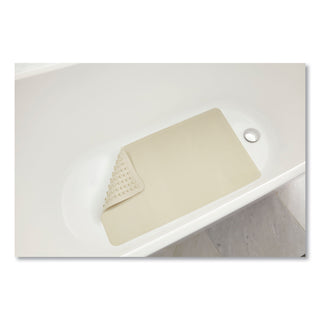 Rubbermaid® Commercial Safti-Grip Latex-Free Vinyl Bath Mat, 16 x 28, White (RCP1982726)