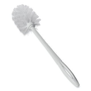 Rubbermaid® Commercial Toilet Bowl Brush, 10" Handle, White (RUB631000WE)