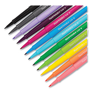 Papermate® Limited Edition Point Guard Flair Stick Porous Point Pen, Medium 0.7mm, Tropical Ink/Barrel, Dozen (PAP1928605)
