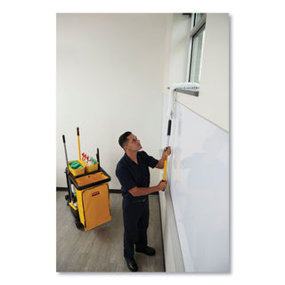 Rubbermaid® Commercial Zippered Vinyl Cleaning Cart Bag, 24 gal, , 17.25" x 30.5", Yellow (RCP1966719)