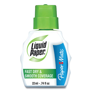 Papermate® Fast Dry Correction Fluid, 22 ml Bottle, White, 3/Pack (PAP5643115)