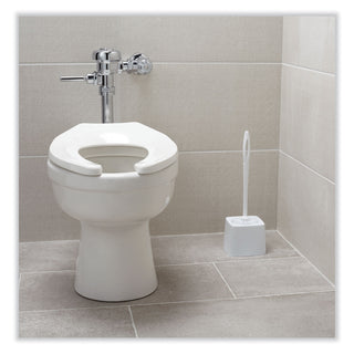 Rubbermaid® Commercial Toilet Bowl Brush, 10" Handle, White (RUB631000WE)