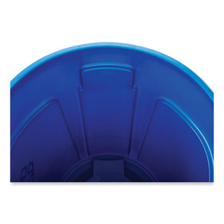Rubbermaid® Commercial Brute Recycling Container, 32 gal, Polyethylene, Blue (RCP2632-06BLU)