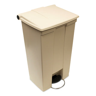 Rubbermaid® Commercial Legacy Step-On Receptacle, 23 gal, Polyethylene, Beige (RCP614600BG)