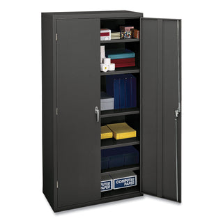 HON® Assembled Storage Cabinet, 36w x 18 1/8d x 71 3/4h, Charcoal (HONSC1872S)
