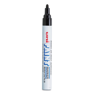 uni®-Paint Permanent Marker, Medium Bullet Tip, Black (UBC63601)