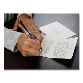 uniball® VISION ELITE Stick Roller Ball Pen, Super-Fine 0.5mm, Blue Ink, Blue Barrel (UBC69021)