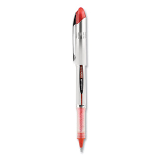 uniball® VISION ELITE Stick Roller Ball Pen, Bold 0.8mm, Red Ink, White/Red Barrel (UBC69023)