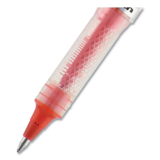 uniball® VISION ELITE Stick Roller Ball Pen, Bold 0.8mm, Red Ink, White/Red Barrel (UBC69023)