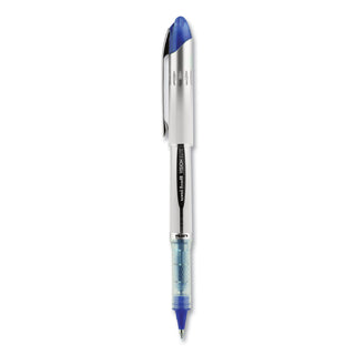 uniball® VISION ELITE Stick Roller Ball Pen, Bold 0.8mm, Blue Ink, White/Blue Barrel (UBC69024)