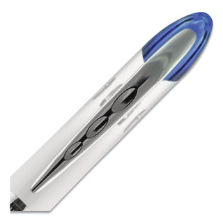 uniball® VISION ELITE Stick Roller Ball Pen, Bold 0.8mm, Blue Ink, White/Blue Barrel (UBC69024)