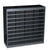 Safco® Steel/Fiberboard E-Z Stor Sorter, 36 Sections, 37 1/2 x 12 3/4 x 36 1/2, Black (SAF9221BLR)