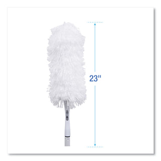 Boardwalk® MicroFeather Duster, Microfiber Feathers, Washable, 23", White (UNSMICRODUSTER)