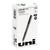 uniball® ONYX Stick Roller Ball Pen, Fine 0.7mm, Black Ink, Black Matte Barrel, Dozen (UBC60143)