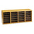 Safco® Wood/Laminate Sorter, 24 Sections, 39 1/4 x 11 3/4 x 16 1/4, Medium Oak (SAF9423MO)