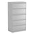 Alera® Lateral File, 5 Legal/Letter/A4/A5-Size File Drawers, Light Gray, 36" x 18" x 64.25" (ALEHLF3667LG)
