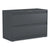 Alera® Lateral File, 2 Legal/Letter-Size File Drawers, Charcoal, 42" x 18" x 28" (ALEHLF4229CC)