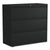 Alera® Lateral File, 3 Legal/Letter/A4/A5-Size File Drawers, Black, 42" x 18" x 39.5" (ALEHLF4241BL)