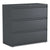 Alera® Lateral File, 3 Legal/Letter/A4/A5-Size File Drawers, Charcoal, 42" x 18" x 39.5" (ALEHLF4241CC)