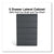Alera® Lateral File, 5 Legal/Letter/A4/A5-Size File Drawers, Charcoal, 42" x 18" x 64.25" (ALEHLF4267CC)