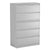 Alera® Lateral File, 5 Legal/Letter/A4/A5-Size File Drawers, 1 Roll-Out Posting Shelf, Light Gray, 42" x 18" x 64.25" (ALEHLF4267LG)