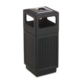 Safco® Plastic Smoking Receptacle, 15 Gallon, Black (SAF9474BL)