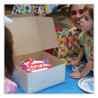 SCT® White One-Piece Non-Window Bakery Boxes, Standard, 10 x 10 x 4, White, Paper, 100/Bundle (SCH1573)