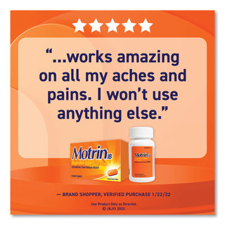 Motrin® IB Ibuprofen Tablets, Two-Pack, 50 Packs/Box (MCL48152) (MCL48152)