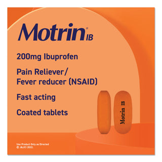 Motrin® IB Ibuprofen Tablets, Two-Pack, 50 Packs/Box (MCL48152) (MCL48152)