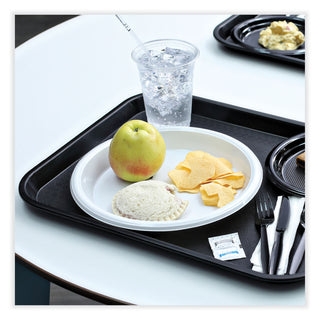 Boardwalk® Hi-Impact Plastic Dinnerware, Plate, 10" dia, White, 500/Carton (BWKPLHIPS10WH)