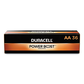 Duracell® CopperTop Alkaline AA Batteries, 36/Pack (DURAACTBULK36)