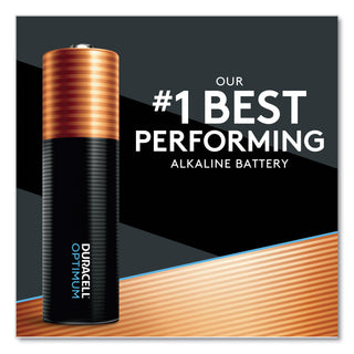 Duracell® Optimum Alkaline AAA Batteries, 12/Pack (DUROPT2400B12PR)