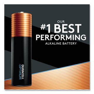 Duracell® Optimum Alkaline AAA Batteries, 8/Pack (DUROPT2400B8PRT)