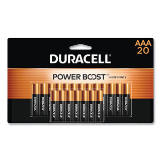 Duracell® CopperTop Alkaline AAA Batteries, 20/Pack (DURMN2400B20Z)