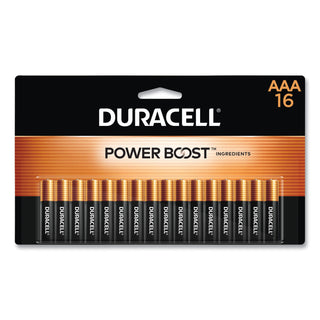 Duracell® CopperTop Alkaline AAA Batteries, 16/Pack (DURMN2400B16Z)