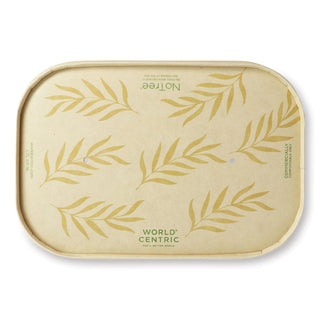 World Centric® Paper Lids for Containers, 4.7 x 6.8, Natural, Paper, 300/Carton (WORCTLNT16)