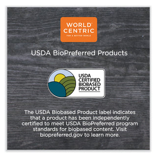 World Centric® No Tree Rectangular Containers, 16 oz, 4.7 x 6.8 x 1.6, Natural, Sugarcane, 300/Carton (WORCTNT16)