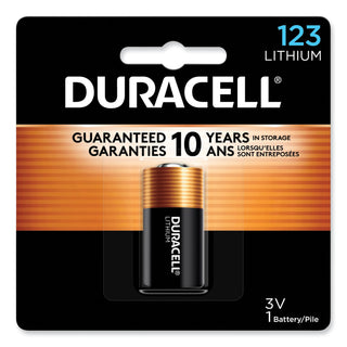 Duracell® Specialty High-Power Lithium Battery, 123, 3V (DURDL123ABPK)