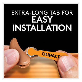Duracell® Hearing Aid Battery, #10, 16/Pack (DURDA10B16ZM10)