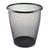 Safco® Onyx Round Mesh Wastebasket, Steel Mesh, 5 gal, Black (SAF9717BL)