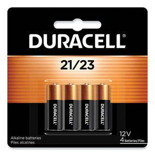 Duracell® Specialty Alkaline Battery, 21/23, 12V, 4/Pack (DURMN21B4PK)